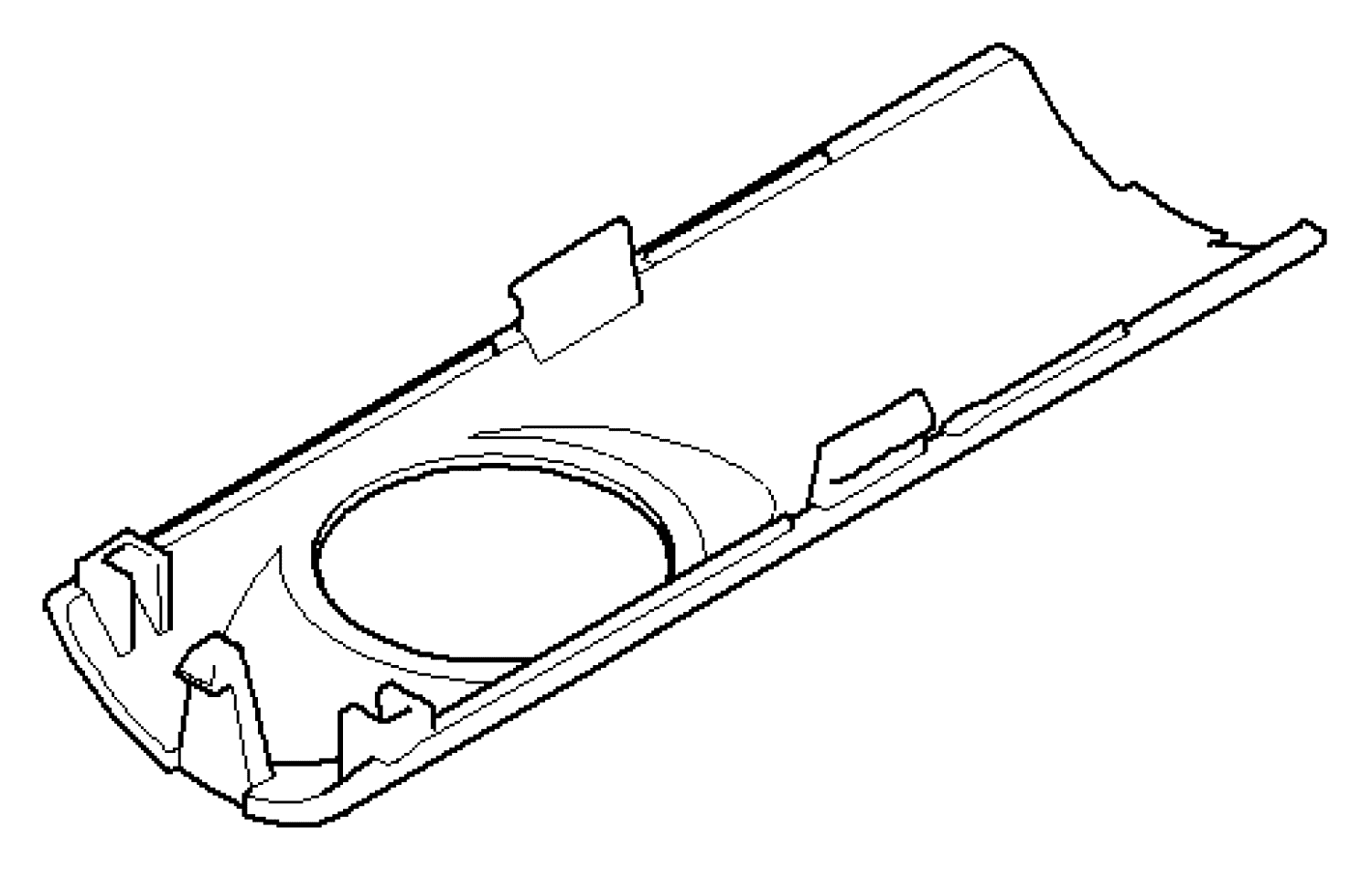 DO Abdeckung CachE ERSATZTEILE 091102281 67 x 22 x 10 mm