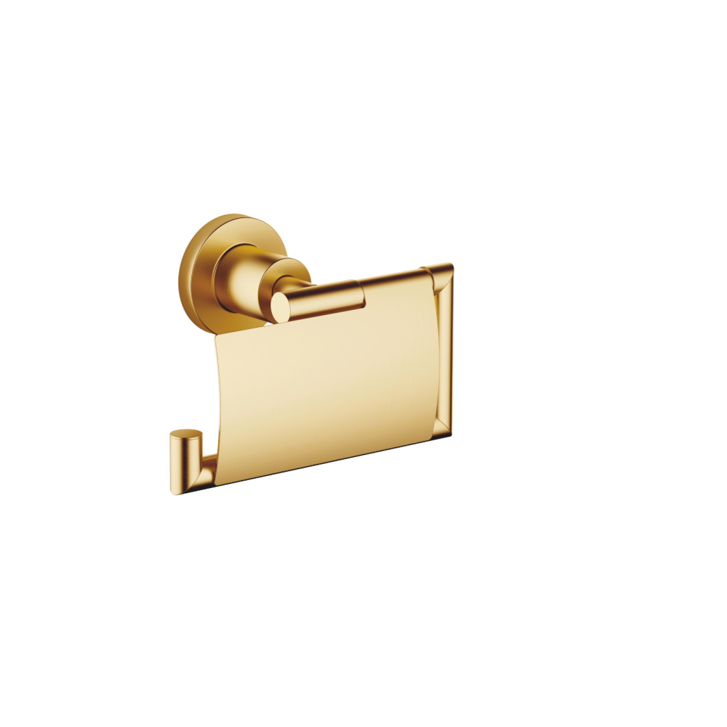 DO Papierrollenhalter mit Deckel TARA 83510892 Messing gebürstet (23kt Gold)