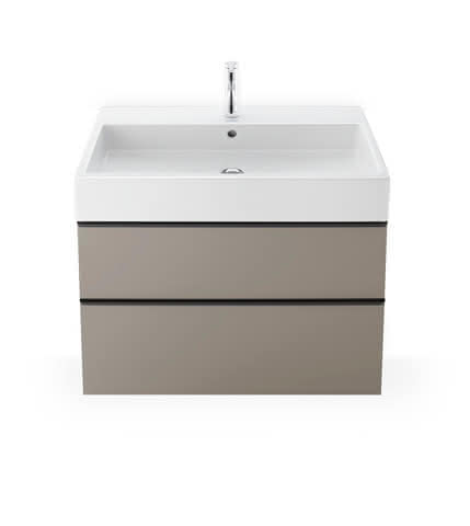 DU Waschtisch Vero Air 1000 mm m.ÜL,m.HLB,2 HL,1 Becken,geschl.,weiß