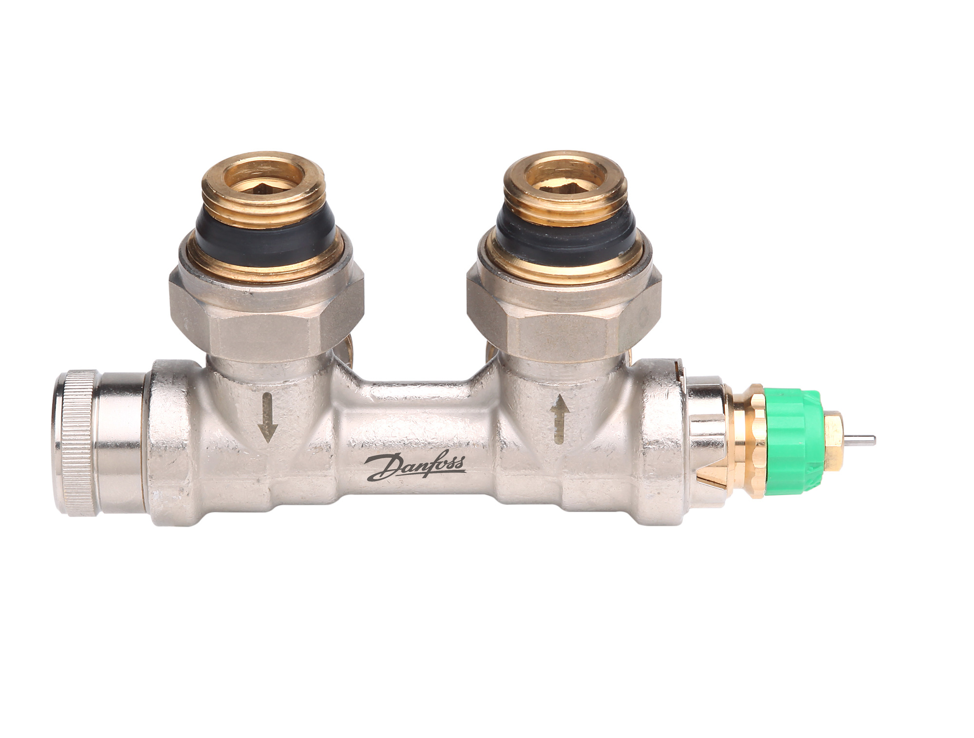 Danfoss dyn. VHS-DV Fühler rechts Eck, Ventileinsatz im VL für HK mit 1/2"