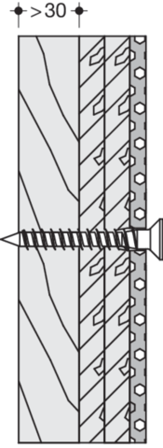 HEWI BM Stützgriffe/Sitz 802, 3 Bef-P., Leichtbauwand mit Schichtholzplatte