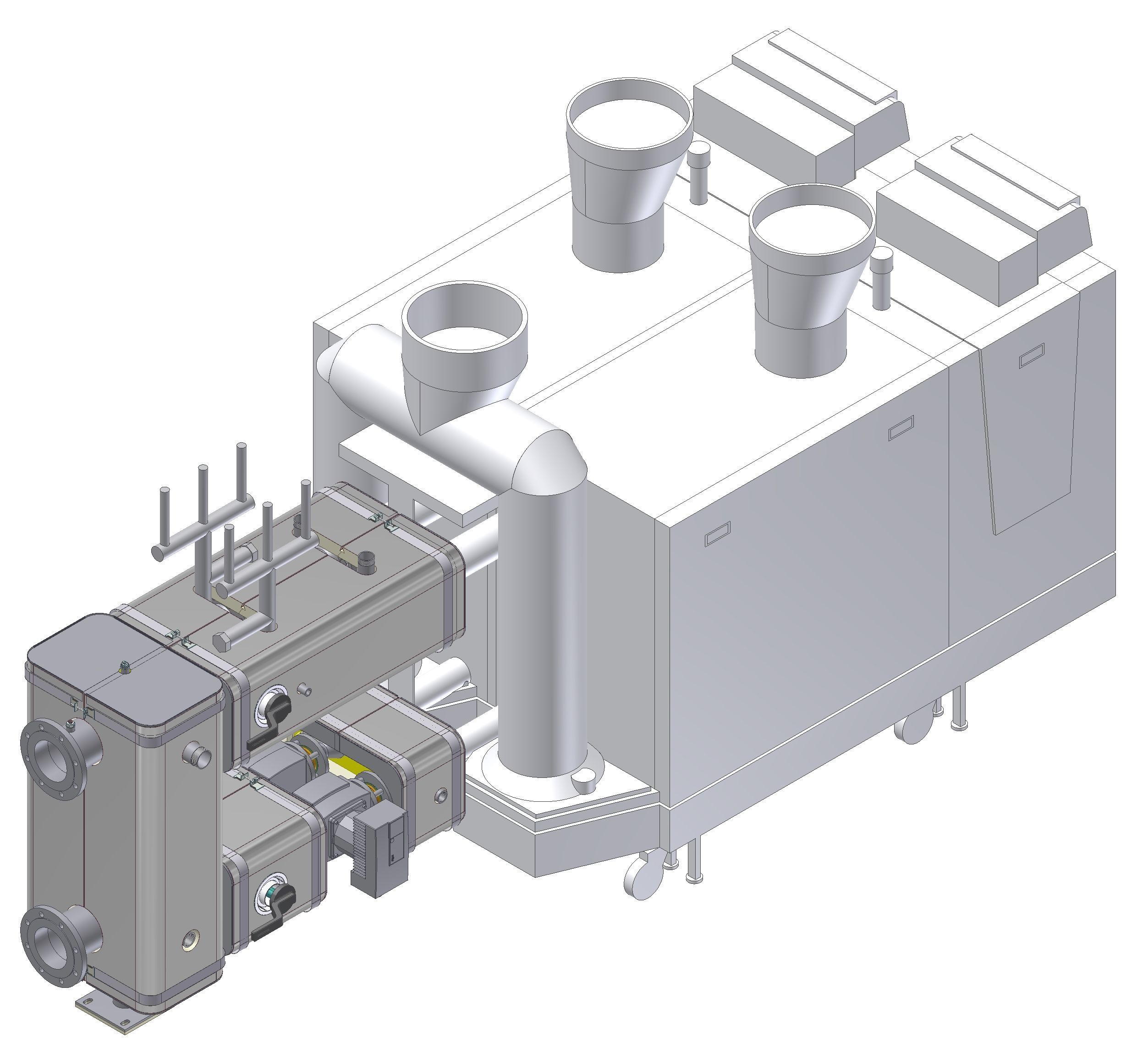 Remeha Hydraulik-Set mit Weiche für Gas 620-860