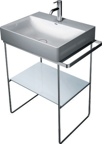 DU Glaseinleger in Metallkonsolen f. DuraSquare WT 235360, Weiß