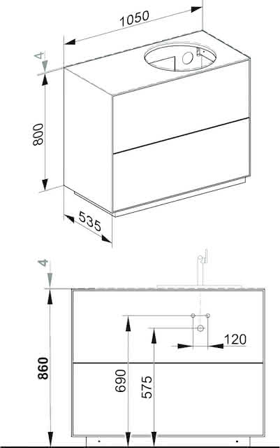 KE WUB Standm. Edition Lignatur 33371 f. Vari.-WT R. 2 Ausz. Nussb.