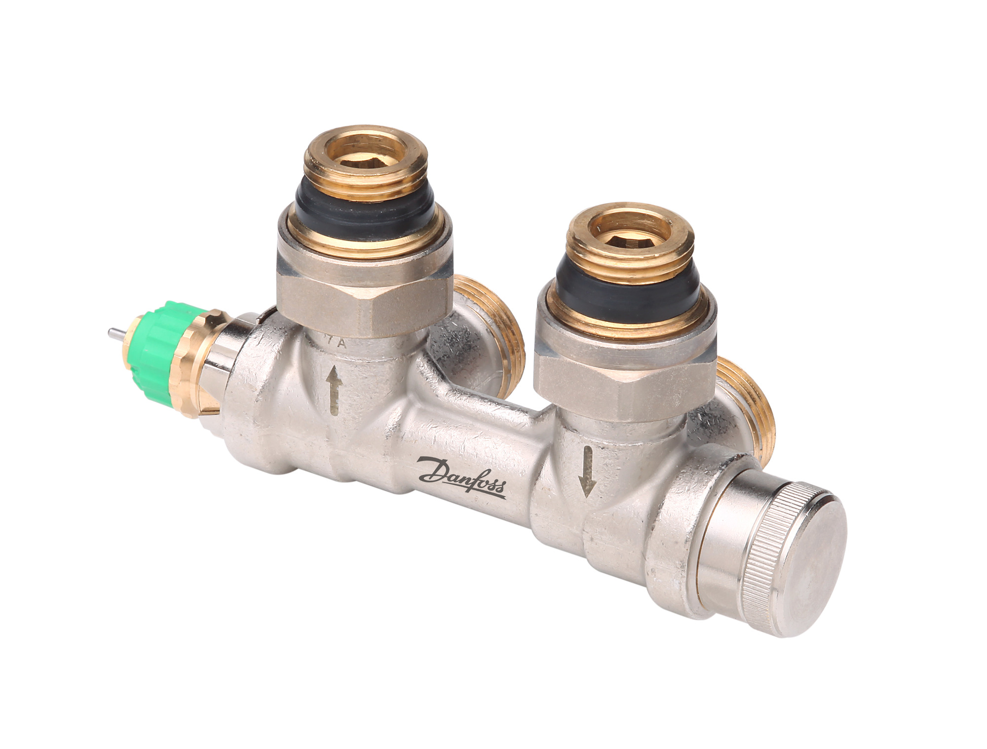 Danfoss dyn. VHS-DV Fühler links Eck, Ventileinsatz im VL für HK mit 1/2"