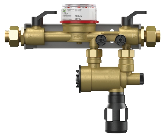Reflex Nachspeisesystem Armatur Fillset Impuls 0,8 mit Kontaktwasserzähler Reflex Nachspeisesystem Armatur Fillset Impuls 0,8 mit Kontaktwasserzähler