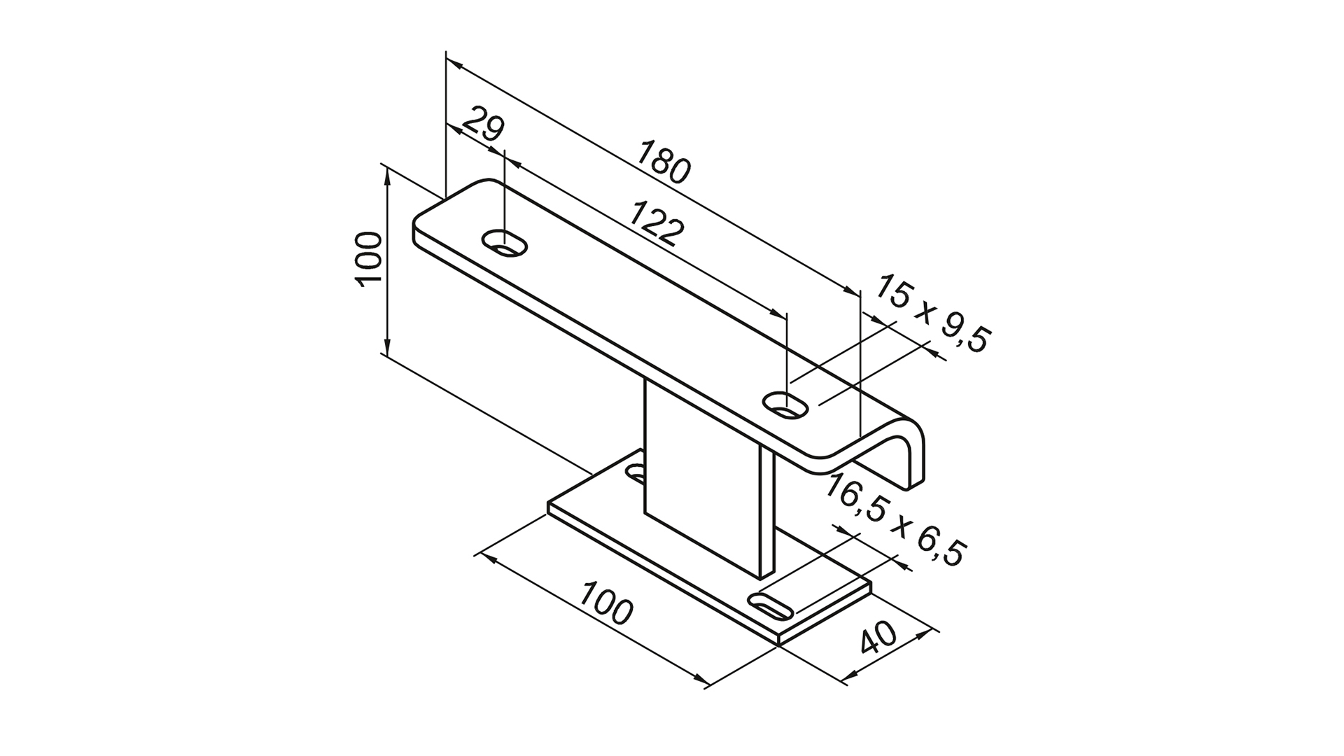 Zehnder Zubehör Fußkonsole FMORV HDF-4, Sonder-Lack