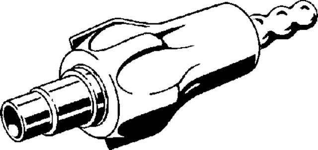 Viega Gasanschlussstecker G2024L in DN15 Messing