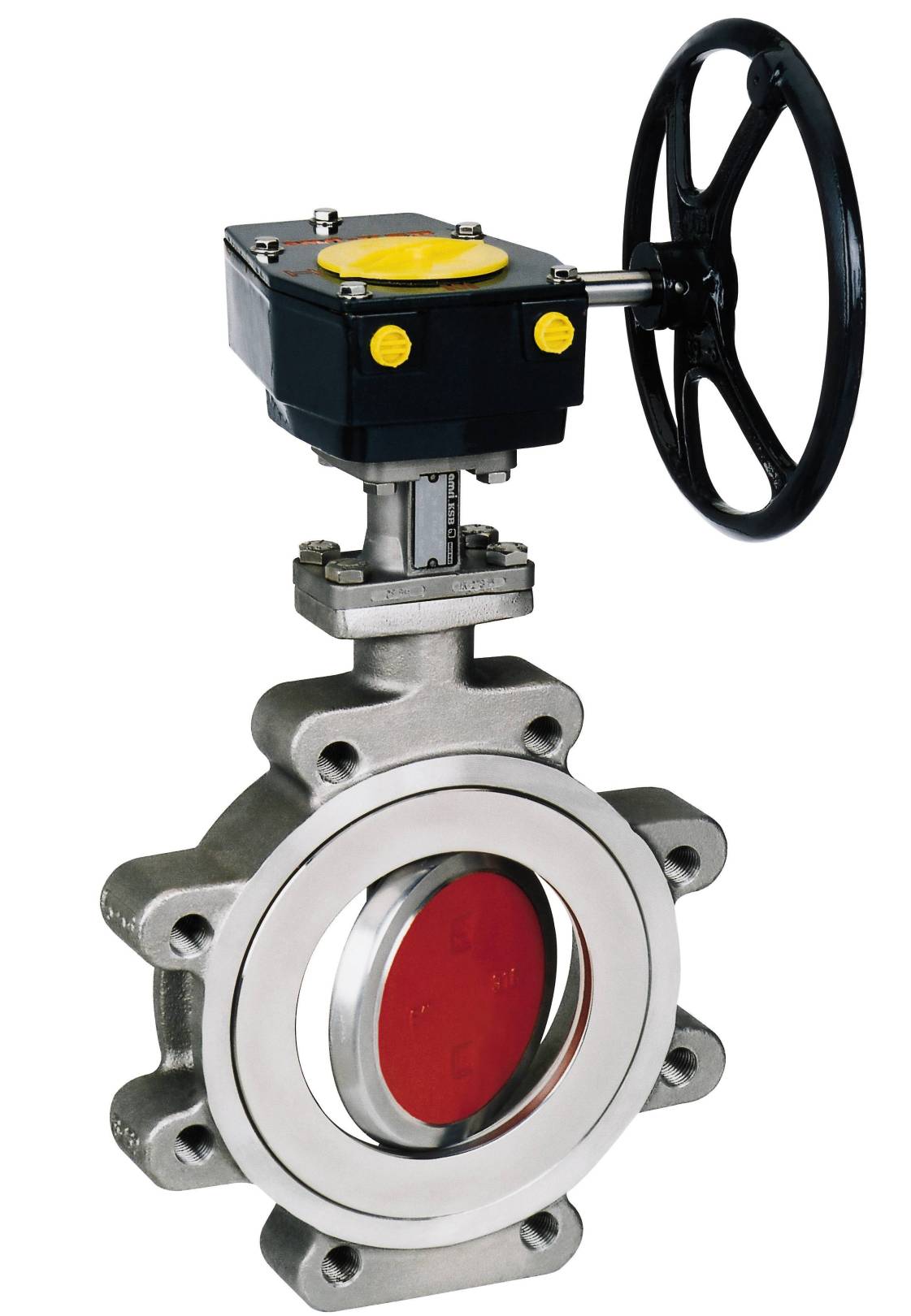 KSB Absperrklappe DANAIS 150,DN350,MR200 Gehäuse mit Gewindeflanschaugen, PN10