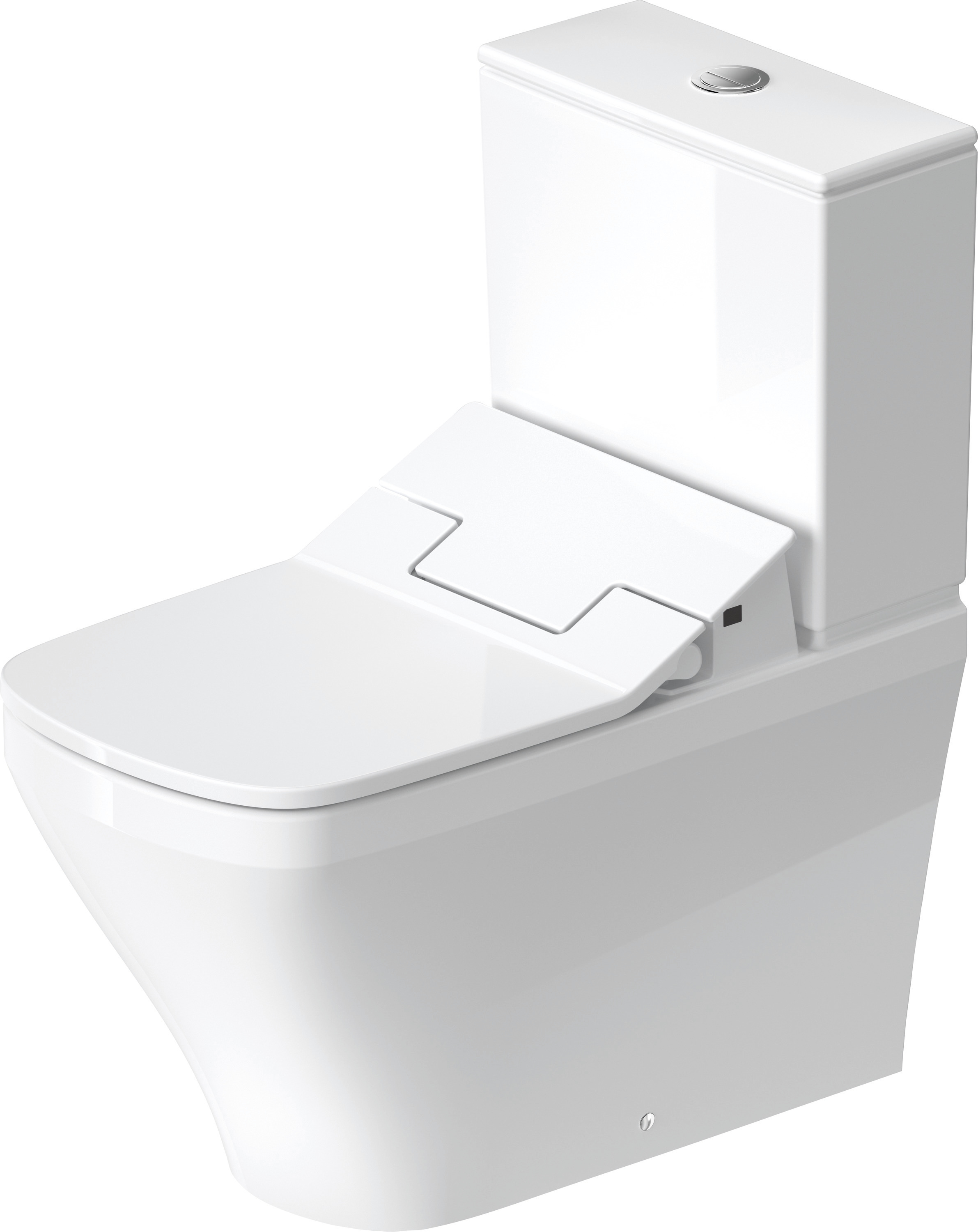DU Stand-WC Kombi DuraStyle 700 mm, TS f.SPK, f.SW m.verd.Anschl., weiß