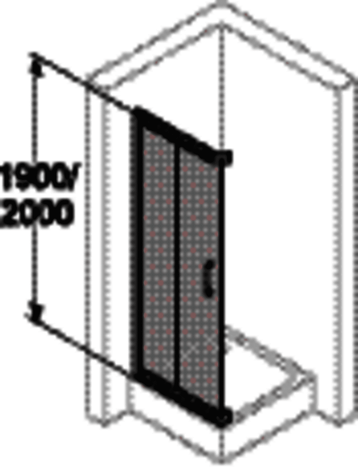 HP DA Classics 2 4-Eck 1/2 GT E2 90 H:2000 silber hochglanz klar Anti-Plaque
