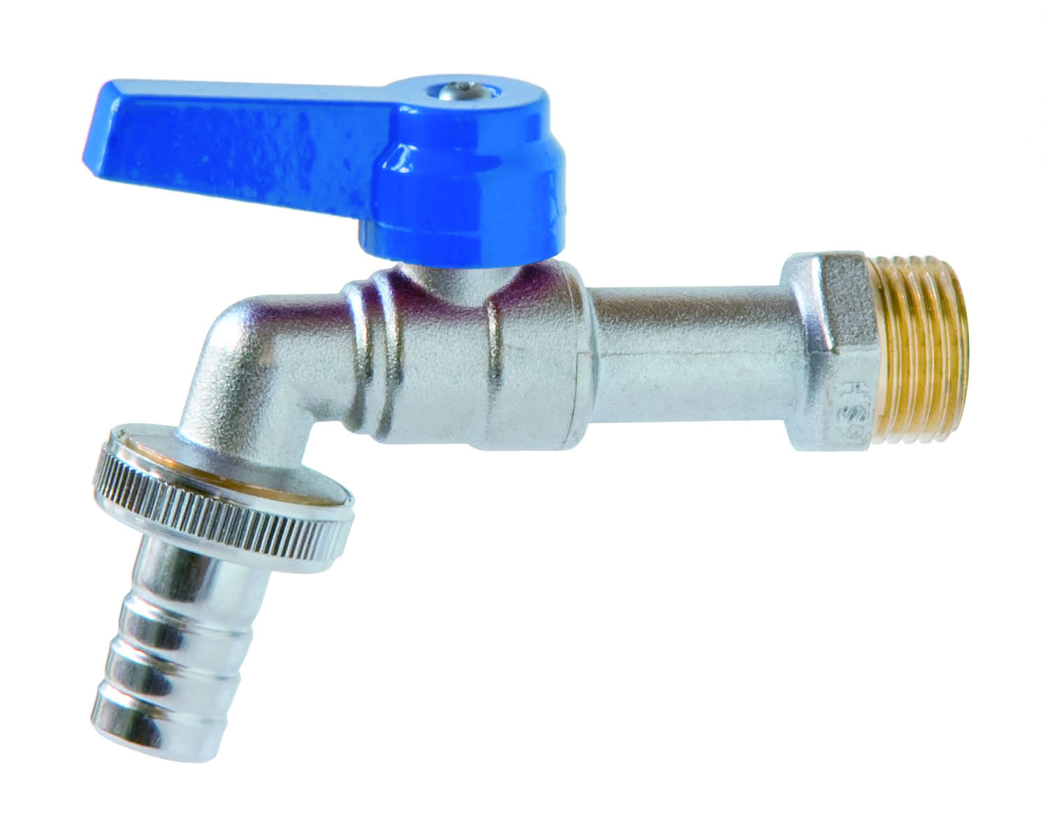 Kugel-Auslaufventil 3/4" mit Schlauchverschraubung, KAV Kugel-Auslaufventil 3/4" mit Schlauchverschraubung, KAV
