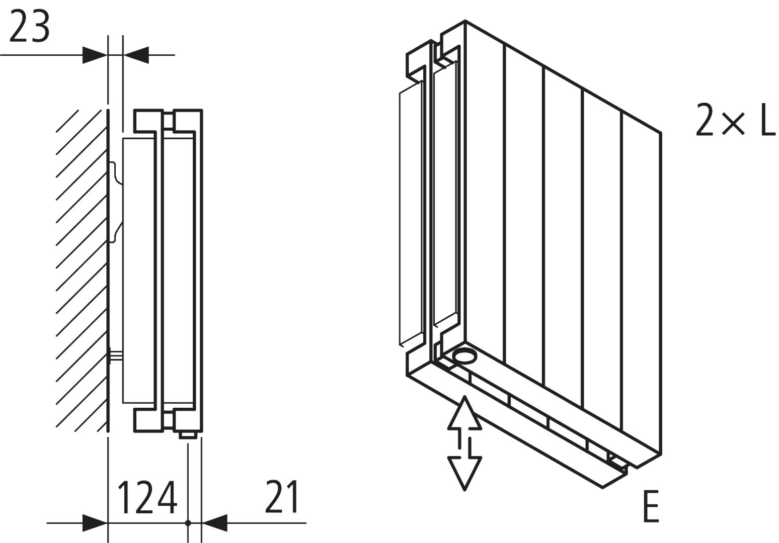 Kermi Heizwand HVN Typ22 BH1800x122x1120 QN4338, RAL9016, 6 bar, ANB12