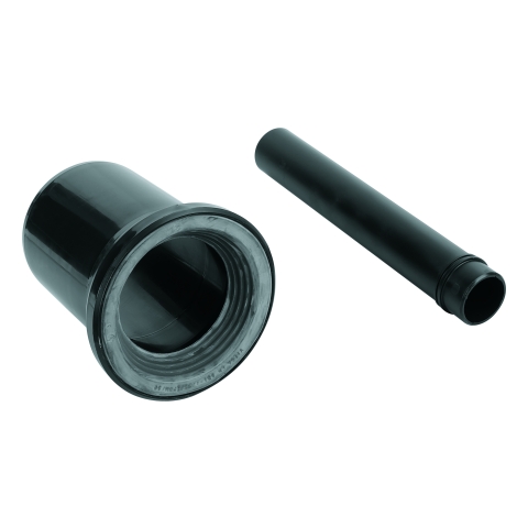 GROHE WC-Zu-/Ablaufgarnitur 37104 für Wand-WC Ablaufmanschette 110mm schwarz