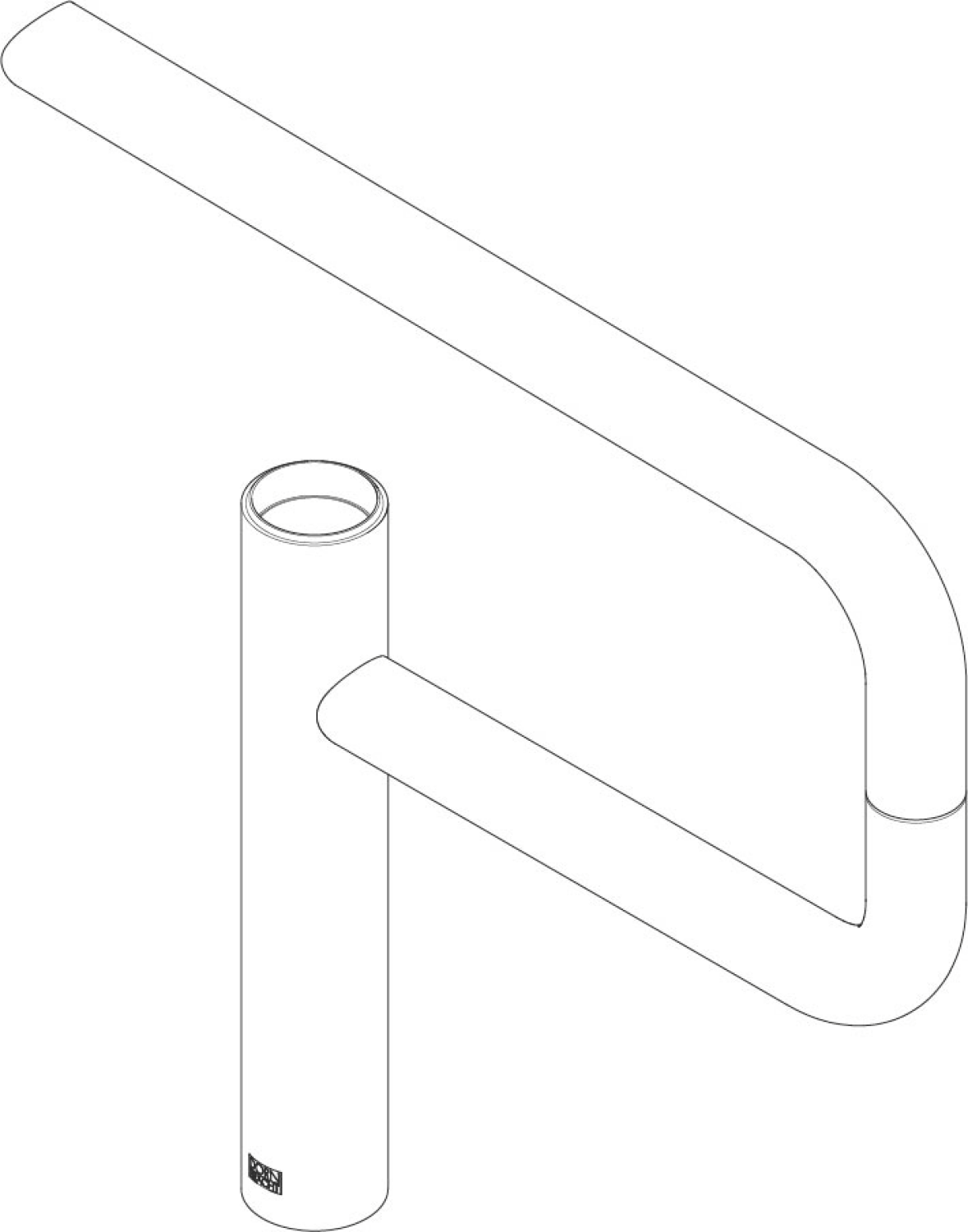 DO Gelenk für Potfiller ET 90282225700 340 x 327 x 38 mm Platin gebürstet