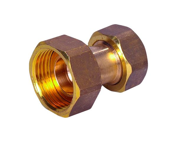 Flamco Anschlussstück komplett DN15 IG G 1 x IG G 3/4, blank Flamco Anschlussstück komplett DN15 IG G 1 x IG G 3/4, blank