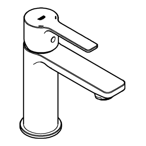 GROHE EH-WT-Batterie Lineare 23791_1 XS-Size PushOpen Ablaufventil chrom
