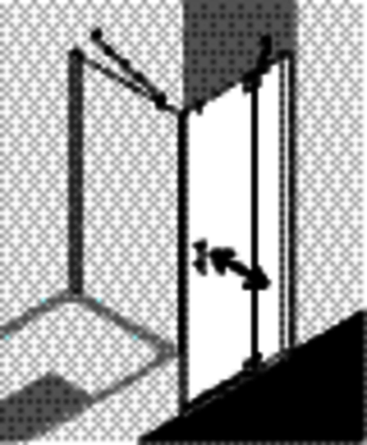 KR Kermi Pendeltür Filia XP 1WL 1000x 2000 BV: 975-1000 SIHG ESG klar Clean
