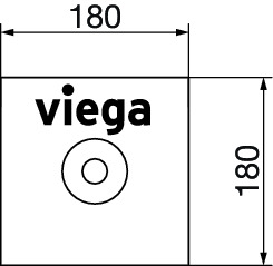 Viega Abdichtungsmanschette 9121.2 für Bedienelement Dusche