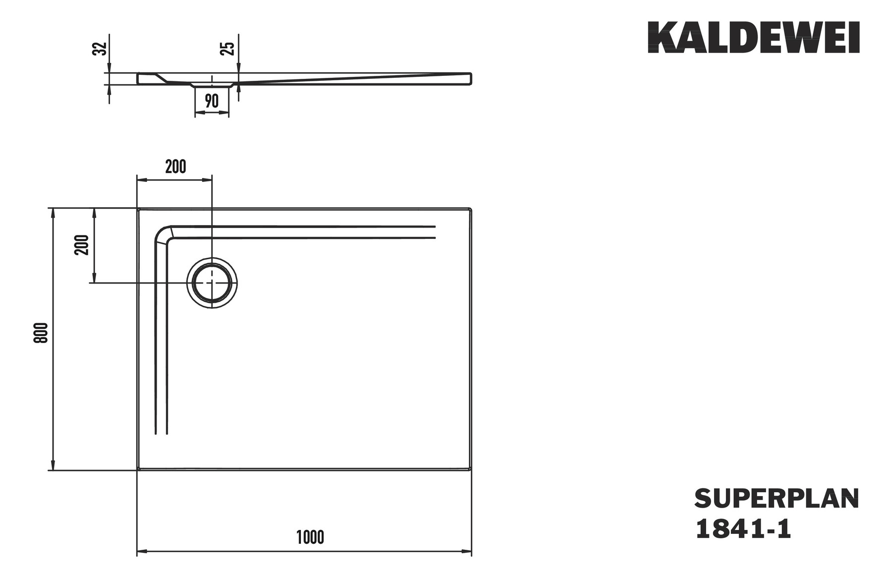 KA DW SUPERPLAN Mod.1841-1,800x1000mm, warm beige 40