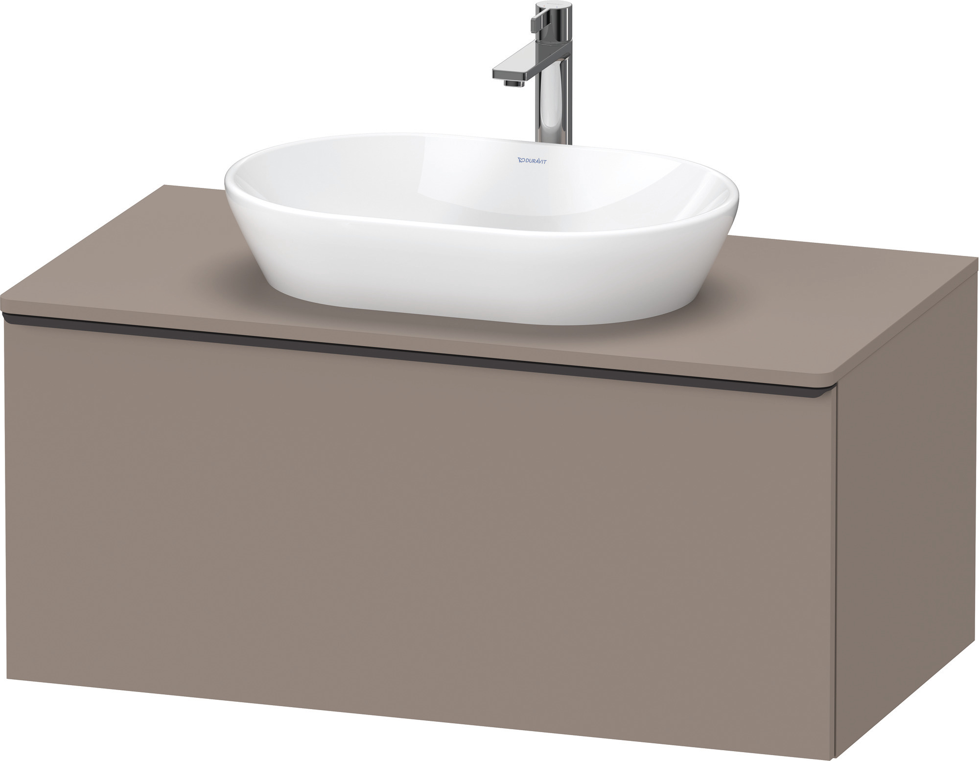 Duravit D-Neo,Kons-WTU,Ausz:1,Gr:Diam.Schwarz 1000x550x459mm,Wdh,Basalt Matt, Dekor