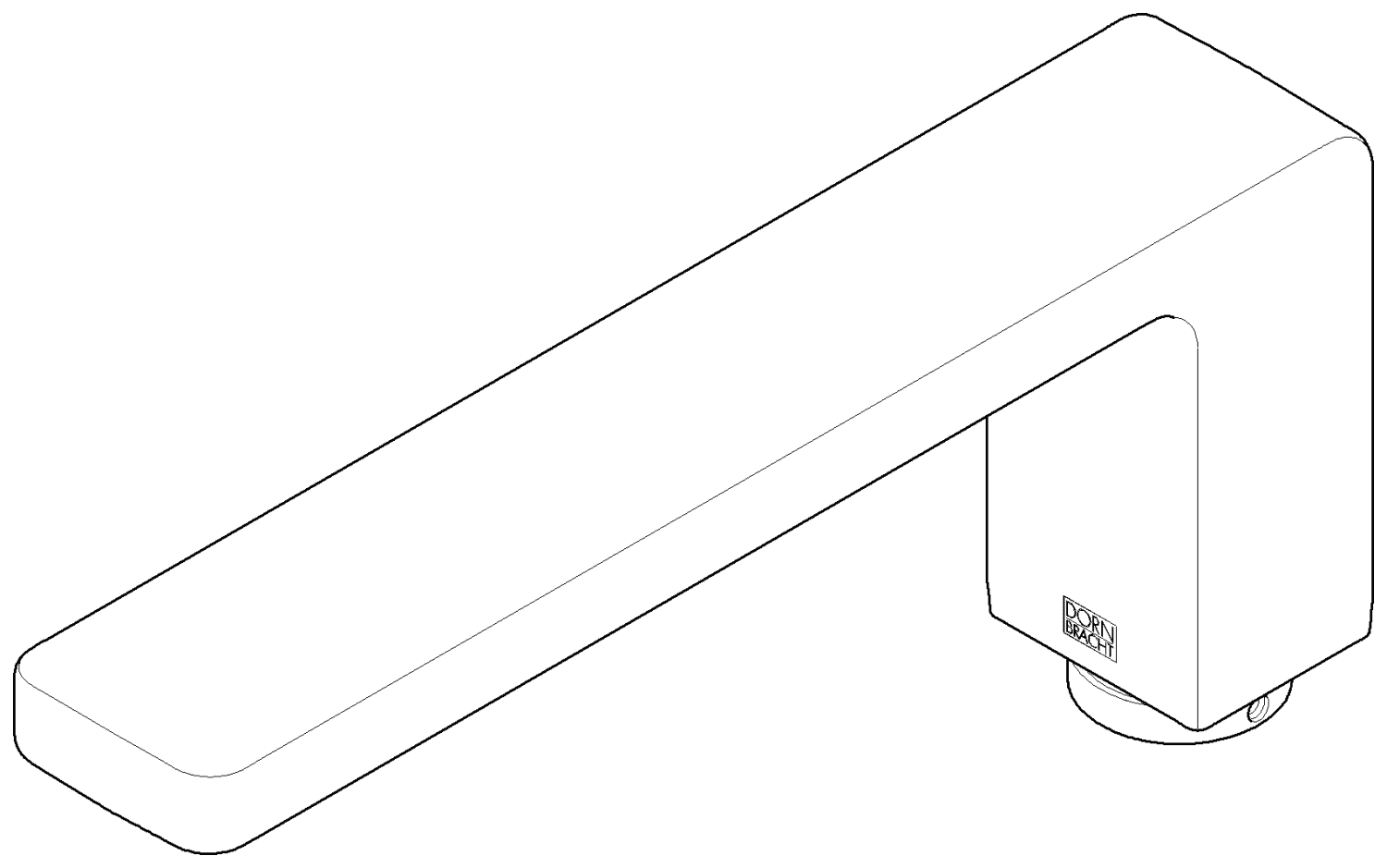 DO Auslauf ERSATZTEILE 091171041 47 x 111 x 215 mm Chrom