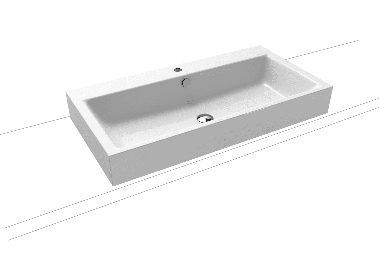KA WB PURO Mod.3158,900x460mm,alpwe,PEFF ,AD,m. 1HL,mÜL,chr