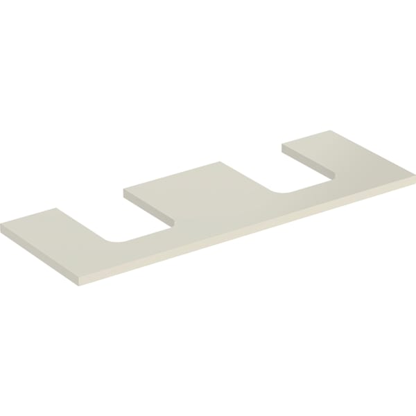 Geberit ONE WT-Pl. Aus re/li f. AWT Schalenf. 135x3x47cm, sandgrau hgl.