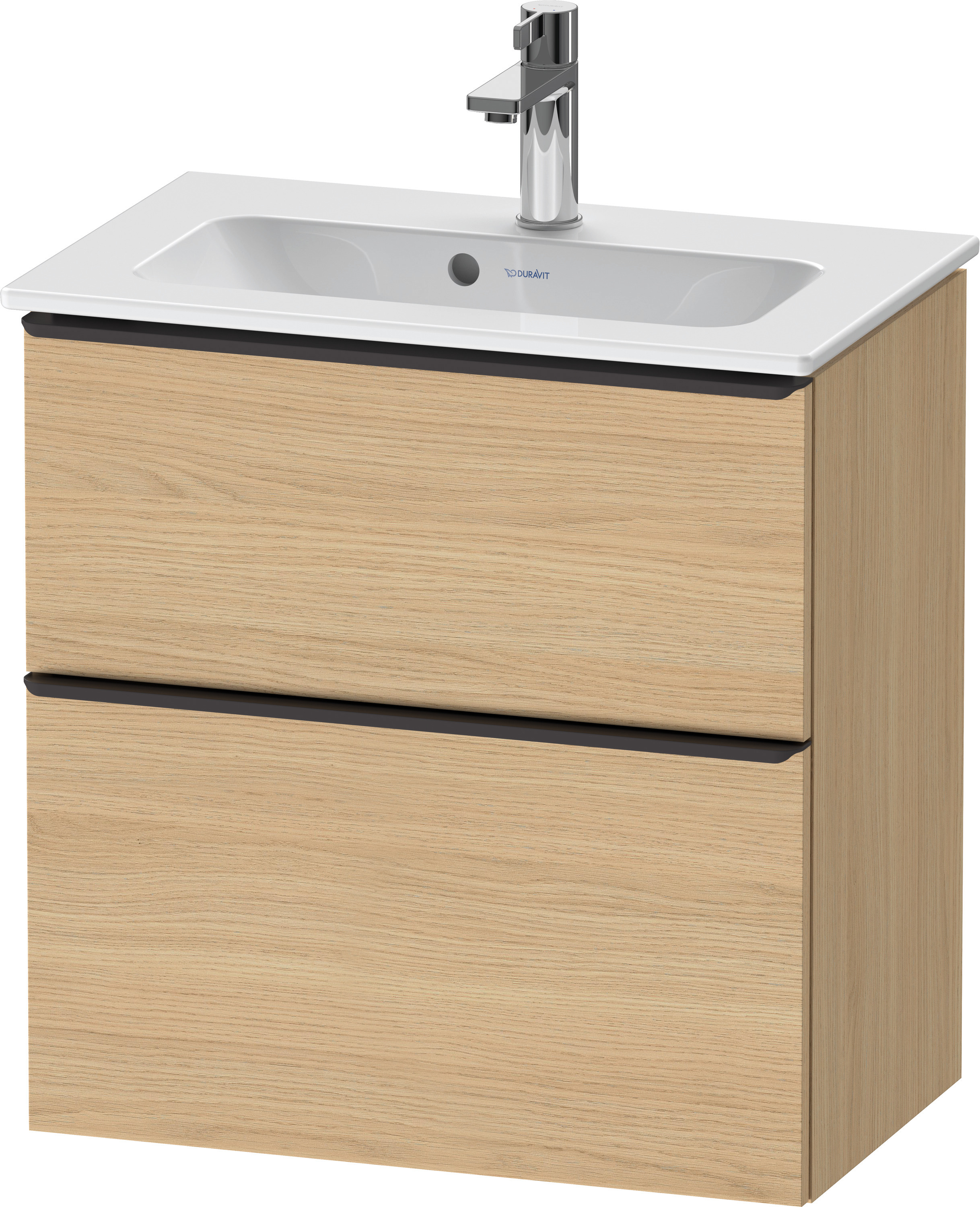 Duravit D-Neo WTU,Ausz:1,Schubk:1,GR:Dia.Schw 610x372x625mm,Wdh,Natur Eiche Matt,Dek.