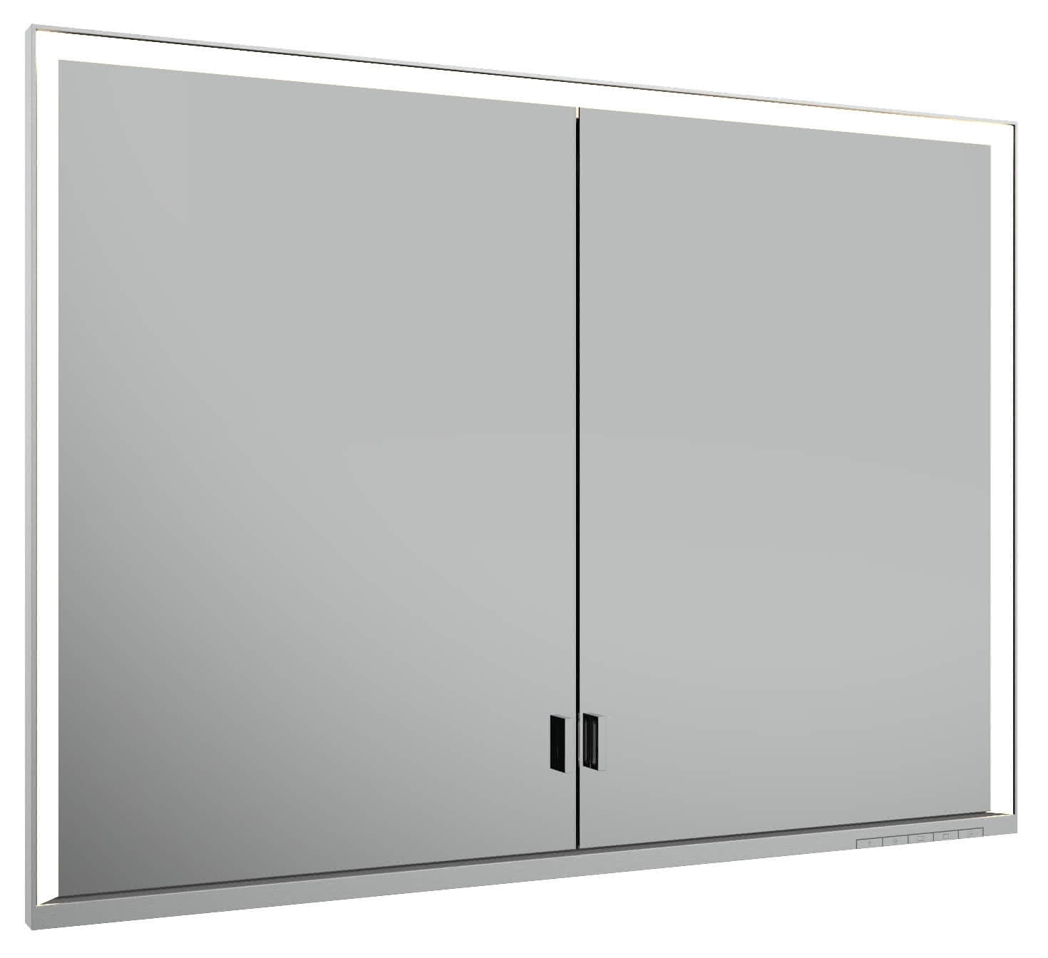 KEUCO SPS R. Lumos 14314, ohne Ablagef., Einbau, silb-elox., 1000x735x165mm