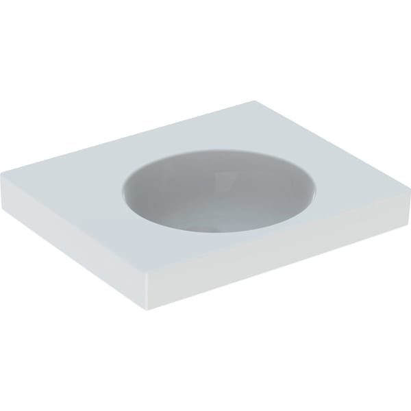 Geberit Preciosa II WT mit Ablagefläche 60x50cm, o. Hl., o. Ül., weiß, KeraTect