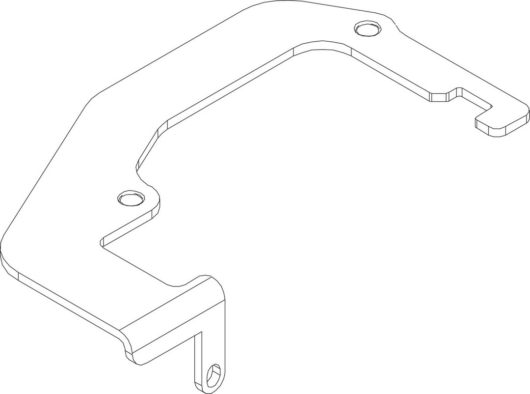 BOSCH Ersatzteil TTNR: 87186649420 Befestigungsblech