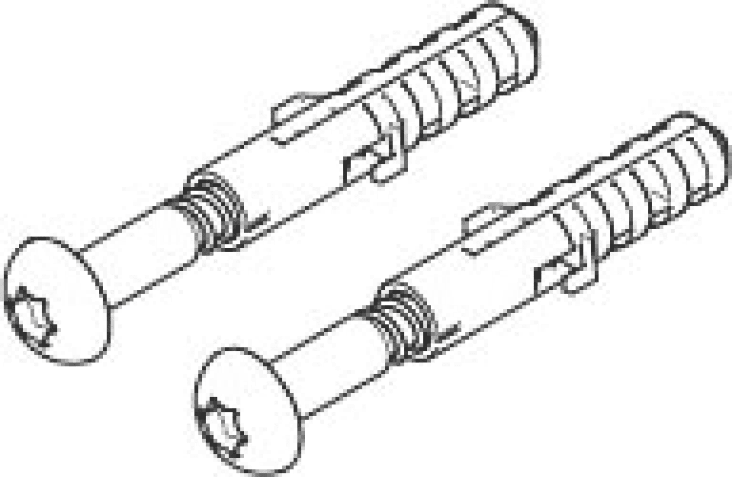 DO Befestigungssatz Holzschraube ERSATZTEILE 04303102401 6 x 40 mm