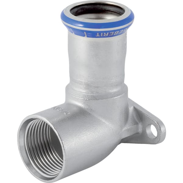 Geberit Mapress Edelstahl Anschlusswinkel 90Gr d22-Rp1/2