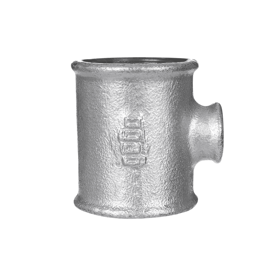 gebofittings Temperguss Gewindefittings 130-T-Stk. 2"x1 1/4"x2",red.,verz. gebofittings Temperguss Gewindefittings 130-T-Stk. 2"x1 1/4"x2",red.,verz.