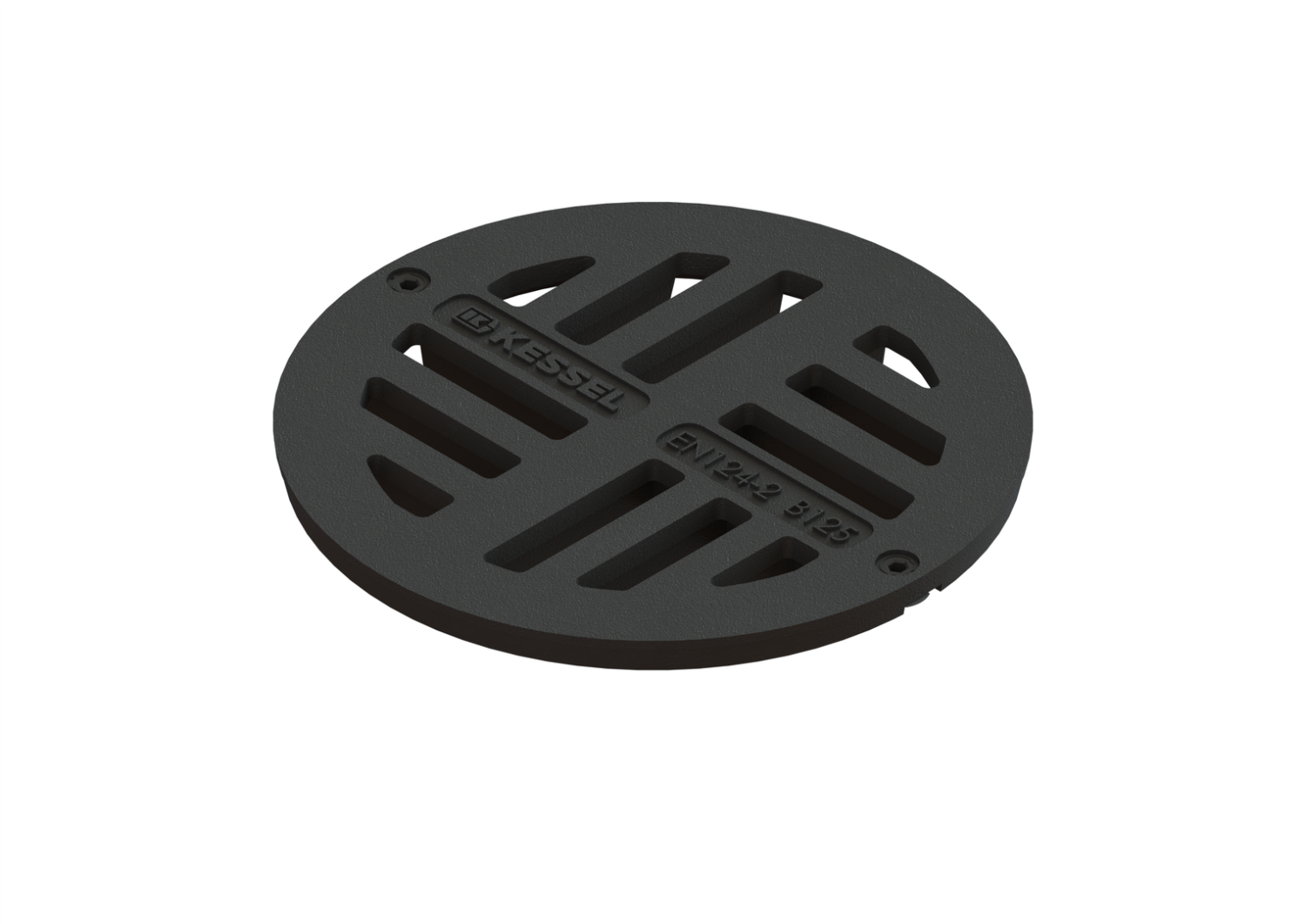 KESSEL-Schlitzrost rund, d: 362 mm, Grauguss