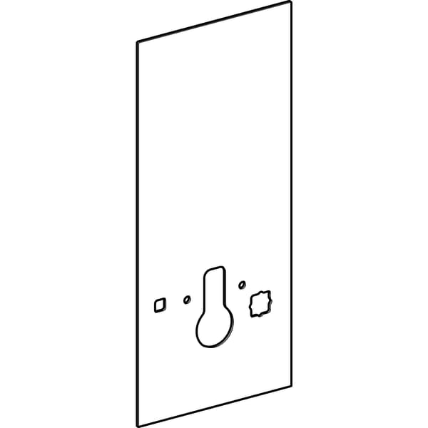 Geberit Frontverkleidung für Geberit Monolith für AquaClean 114cm Glas umbra