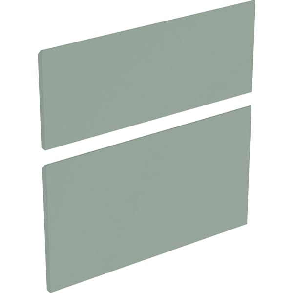 Geberit Set Schubladenfront f. US für MWT B:60cm, salbeigrün matt