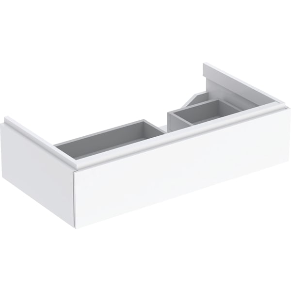 Geberit Xeno2 Unterschrank f. WT m. Ablg. li m .1 Schubl., 88x22x46,2cm, weiß