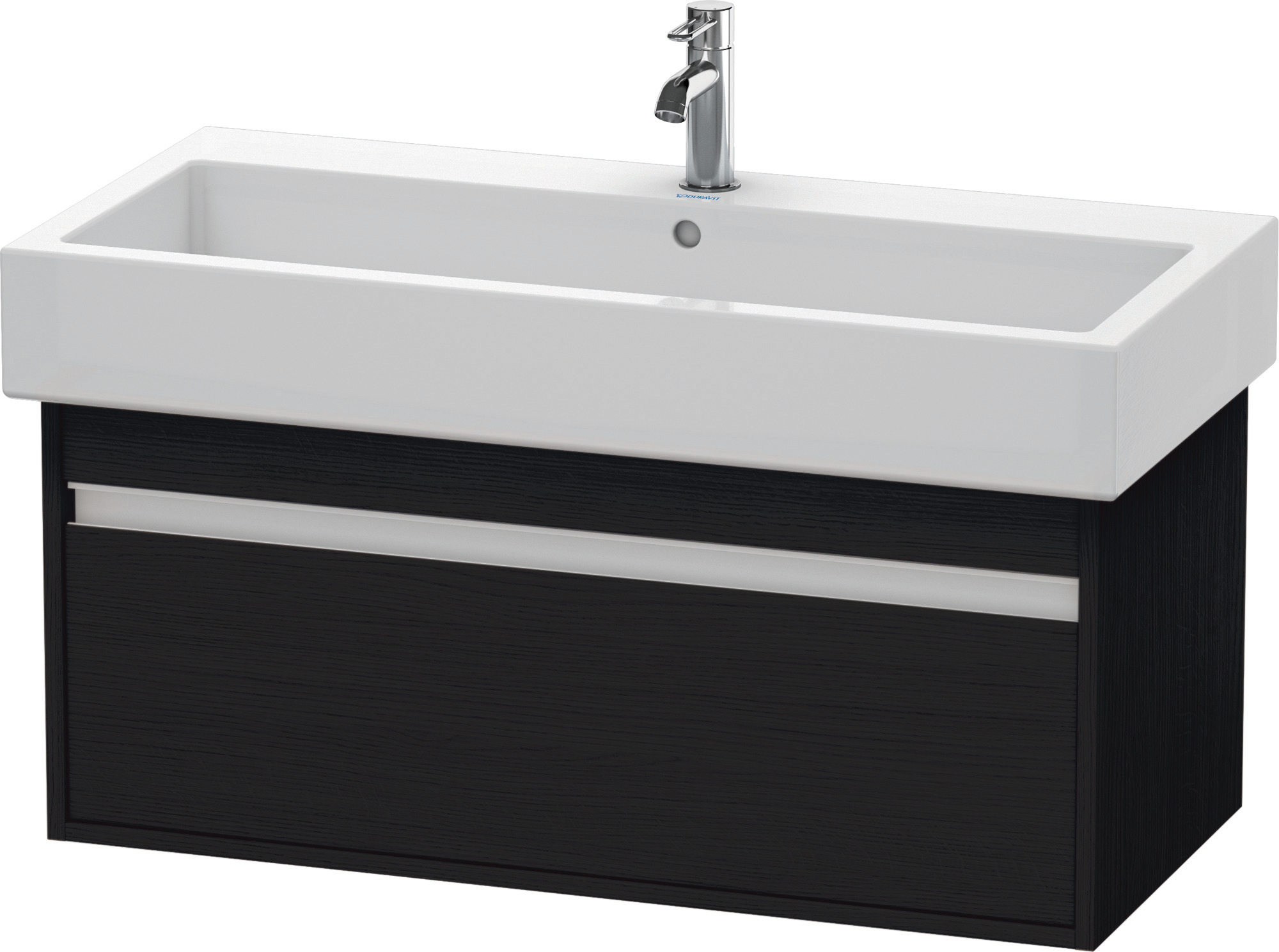 Duravit WTU wandhängend Ketho 440x950x410mm 1 Auszug, für 045410, Eiche Schwarz