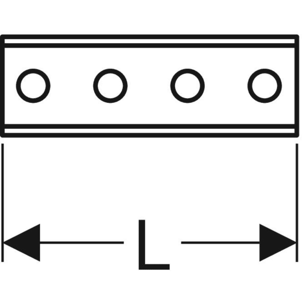 Geberit Pluvia Verbindungselement C-Profil