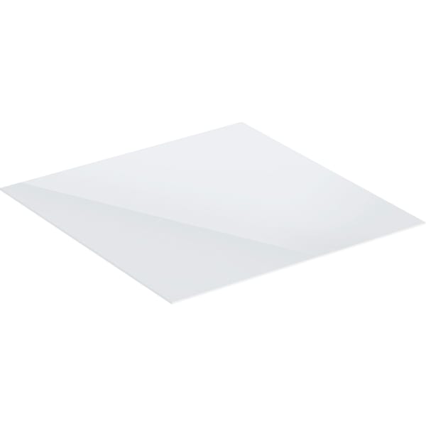 Geberit ONE Abdeck. f. Seitenschrank/-Element 45x0,6x46,5cm, Glas, weiß
