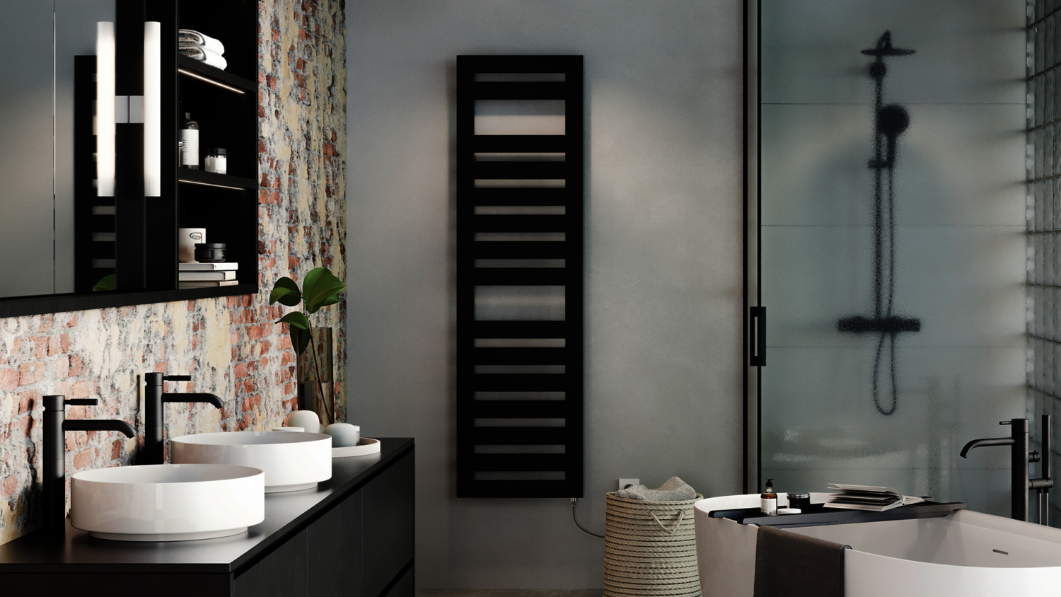 ZE Design-HK Metropolitan Spa elektr.IHE METSS150050EAZD 1590x70x500 RAL 9016