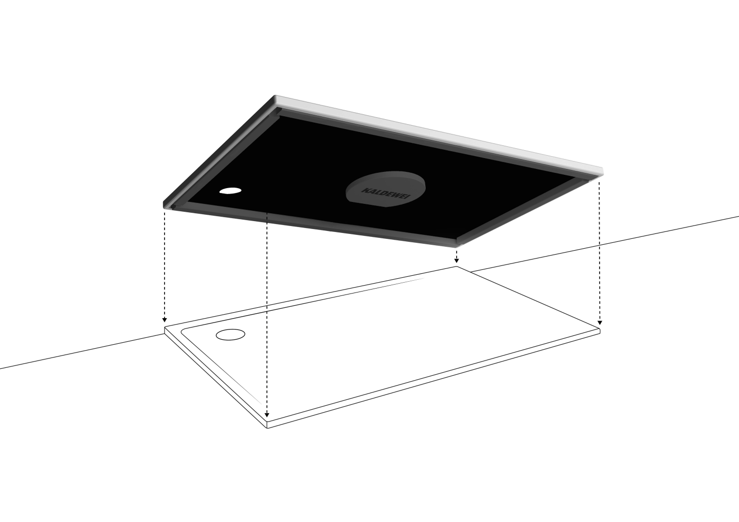 KA DW CONOFLAT Mod.855-5,800x1500mm, alpwm,SEC,Wt extrafl.