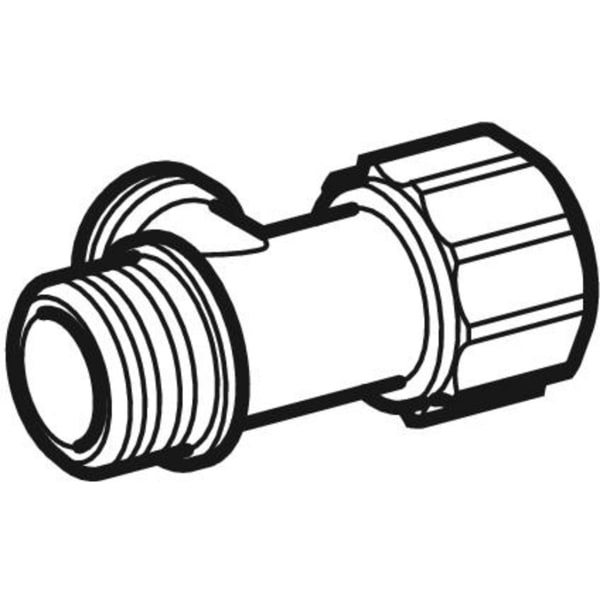 Geberit Eckventil mit Drehknopf