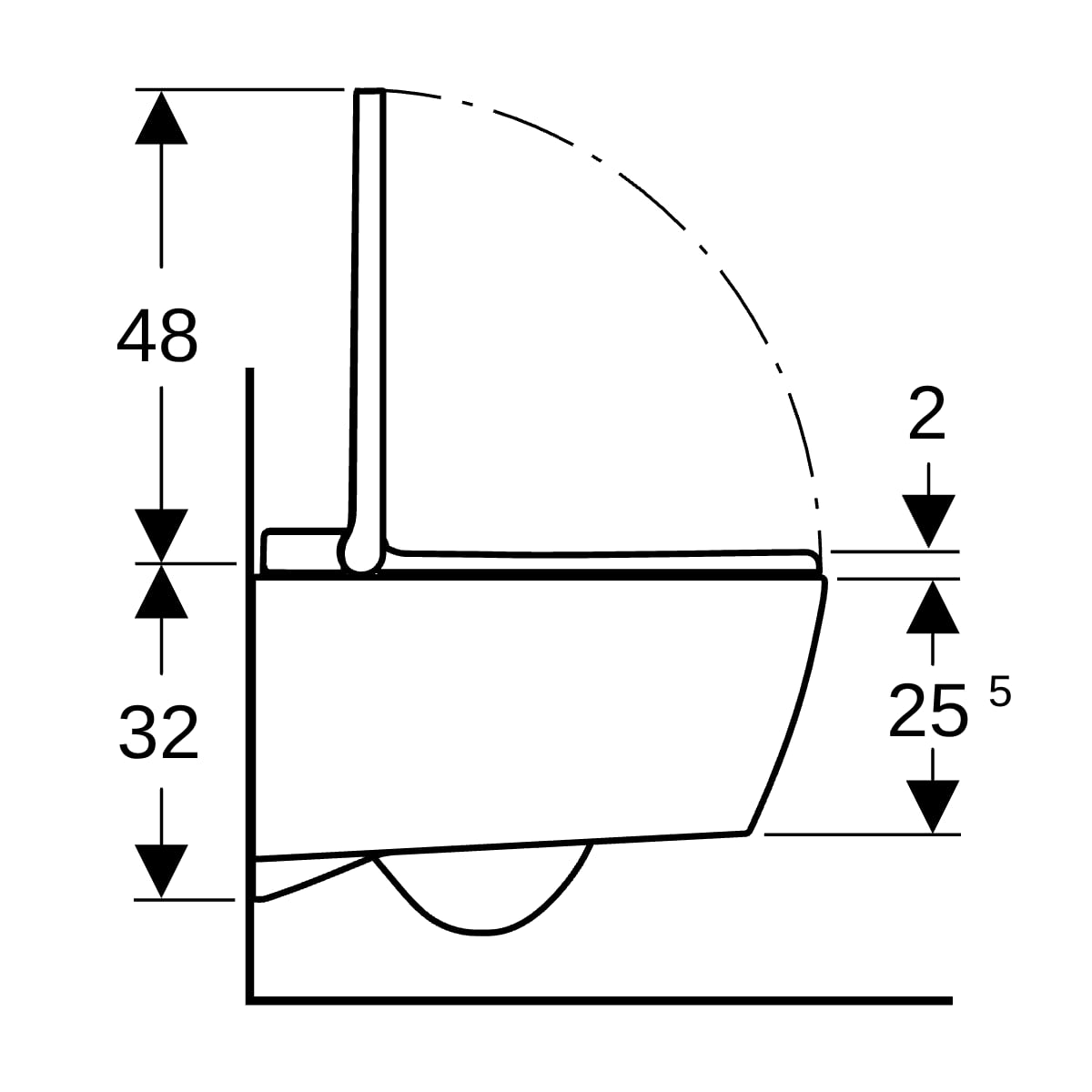 Geberit AquaClean Sela eckig WC-Komplettanlage Wand-WC, gchrom glzd