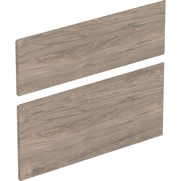 Geberit Set Schubladenfront für Unterschrank B:75cm, Nussbaum hickory