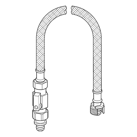 GROHE Anschlussschlauch 14974_1 für GROHE Sensia Arena Dusch-WC