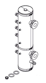 Wolf Multiweiche bis 18 m3/h (6x2"/2xDN80) inkl. Dämmung
