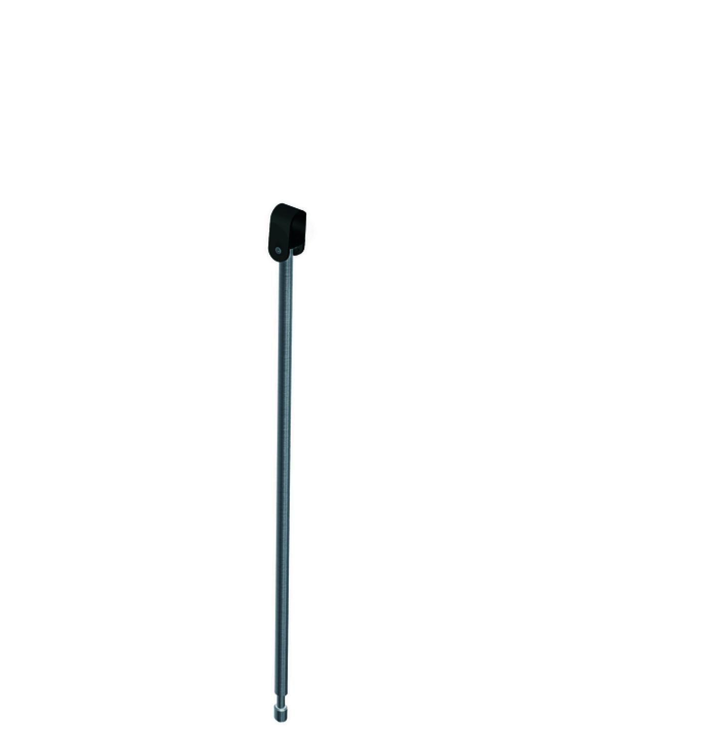 HEWI Bodenstütze f.SK-Griffe 950.50., L:643mm, Edst., Anb. farbig reinweiß